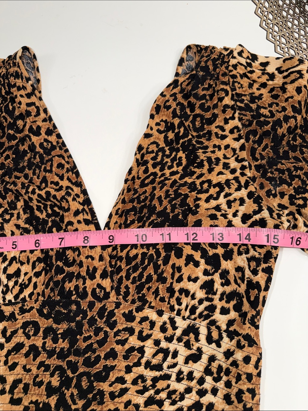 Trashy Diva Bianca Leopard Dress, retro, vintage vibes, Hollywood 1940's glam - Picture 13 of 15